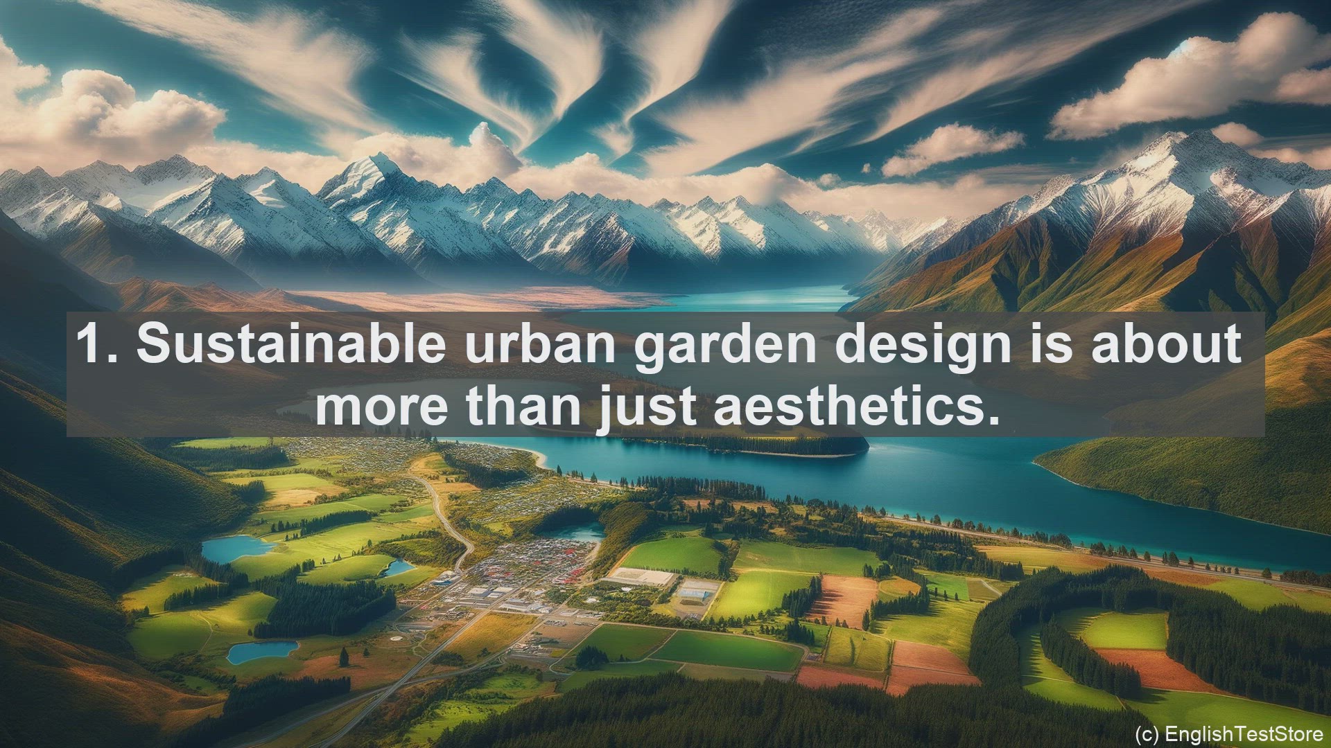 'Video thumbnail for Top 10 Sentences for Understanding Sustainable Urban Garden Design'
