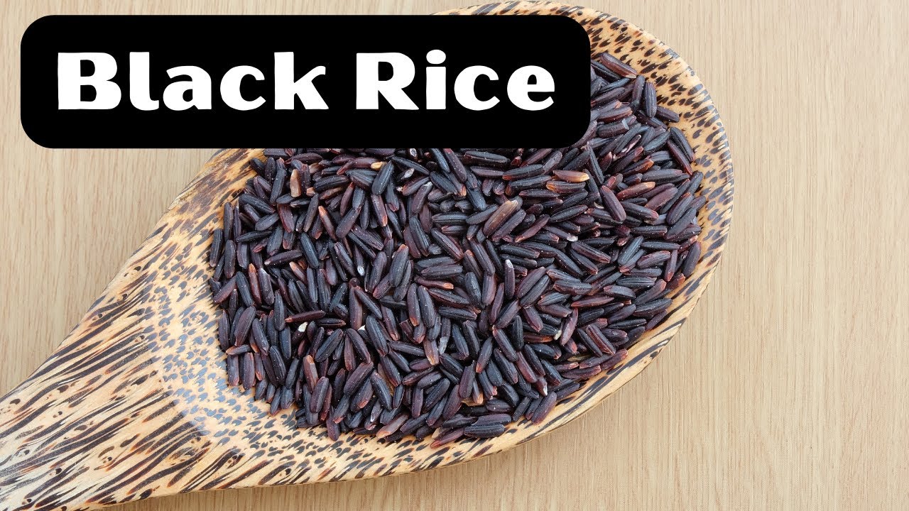 'Video thumbnail for Health benefits of black rice: video blog'