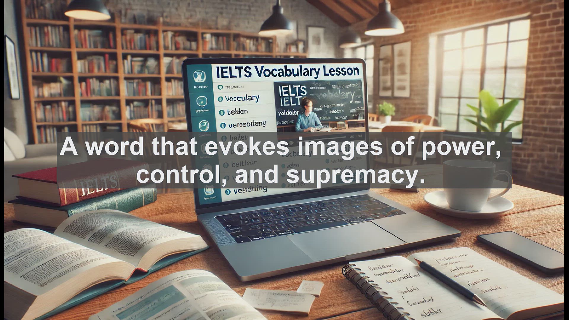 'Video thumbnail for 5000 Must Know IELTS 8.0 Vocabulary - Understanding 'Domination': Boost Your IELTS Vocabulary'