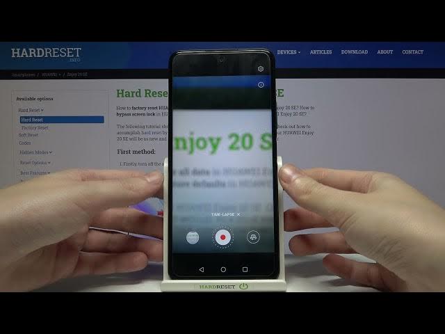 Video thumbnail for How to Start the Timelapse on HUAWEI Enjoy 20 SE – Record Timelapse