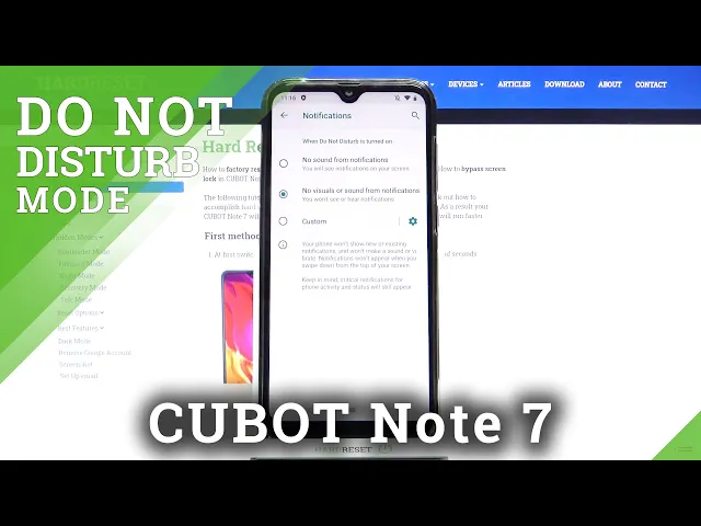 Video thumbnail for How to Enable Do Not Disturb Mode on CUBOT Note 7 – Set Up DND Mode