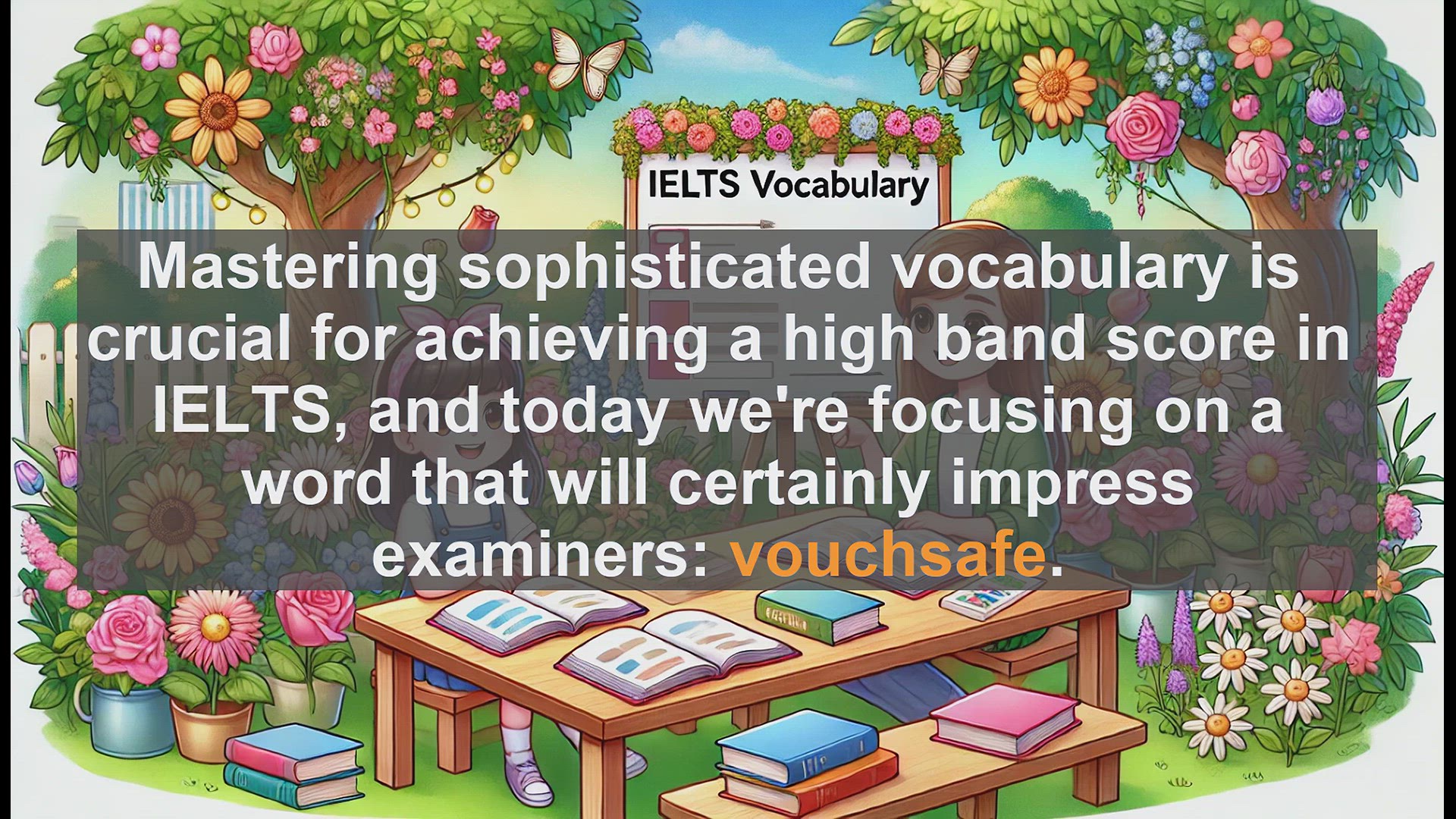 'Video thumbnail for 2000 Must Know IELTS 9.0 Vocabulary - IELTS Vocabulary: Understanding and Using 'Vouchsafe''