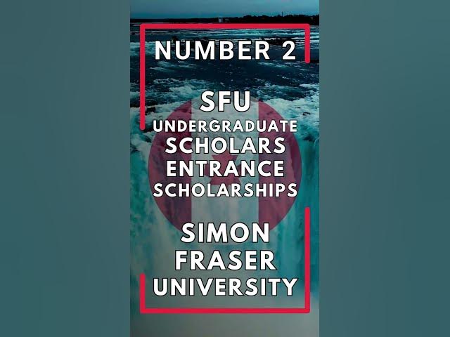 Video thumbnail for Open Scholarships for International Students #studyabroad #university #scholarship