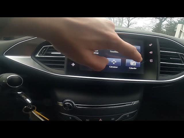 Video thumbnail for How to Find and Manage Calculator and Calendar in PEUGEOT 308 II ( 2013 – 2021 )