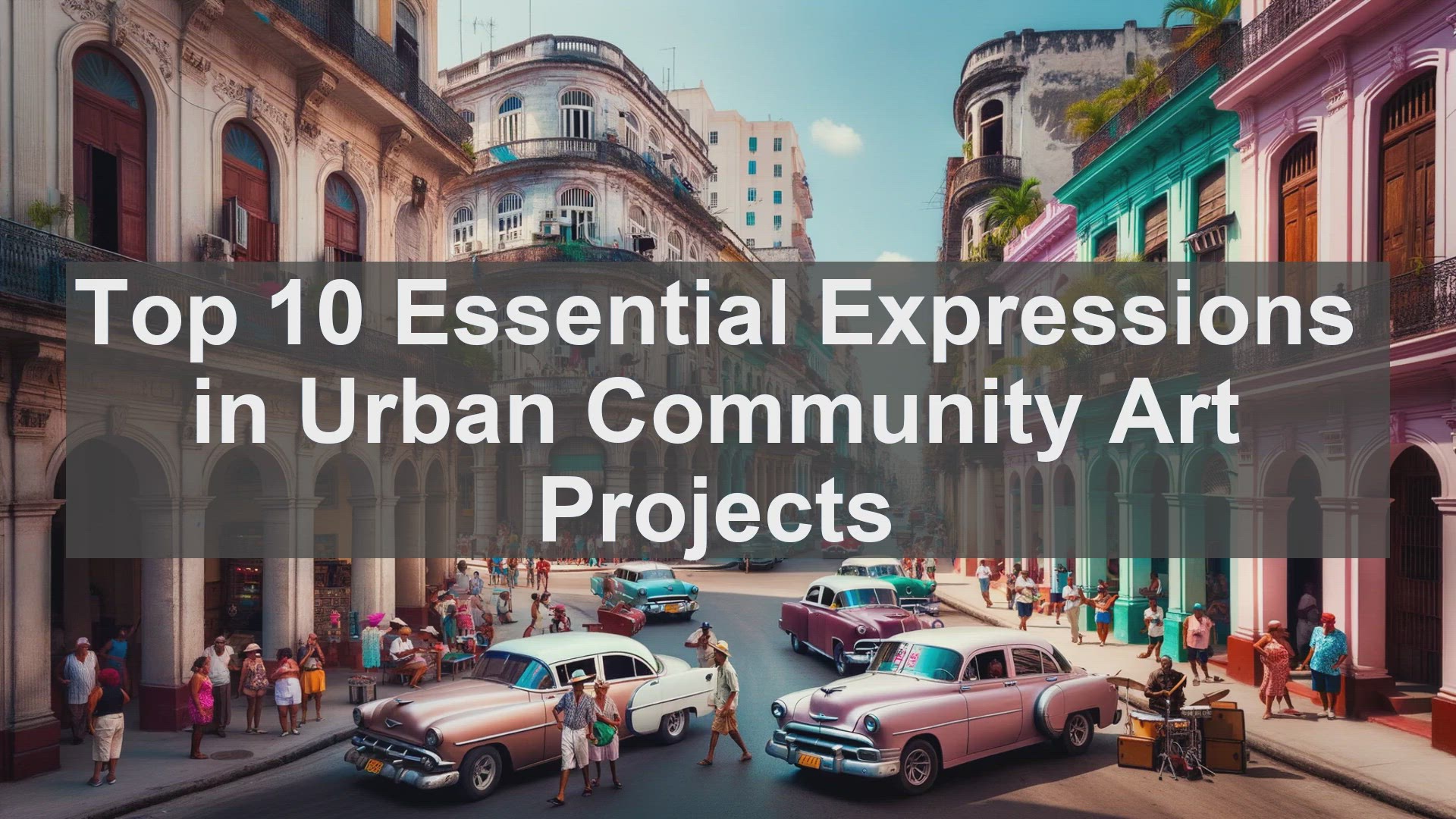 'Video thumbnail for Top 10 Essential Expressions in Urban Community Art Projects'
