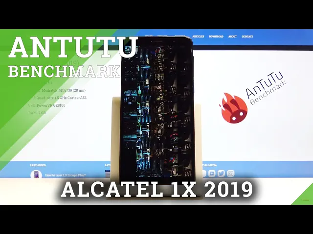 Video thumbnail for Alcatel 1x 2019 - Antutu Benchmark & Score