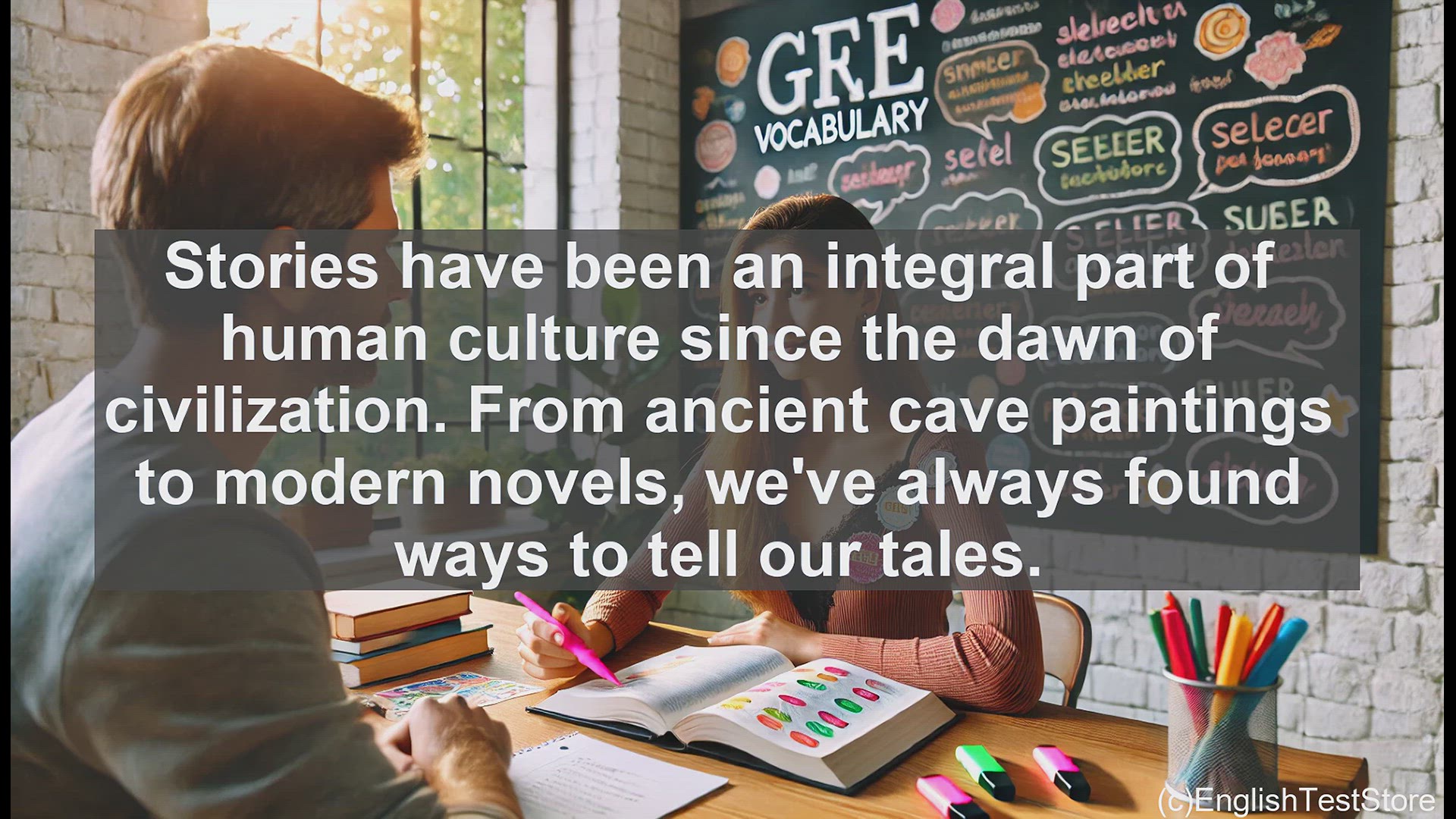 'Video thumbnail for GRE Vocabulary Lesson: The Art of Narrative - Exploring the Power of Storytelling'