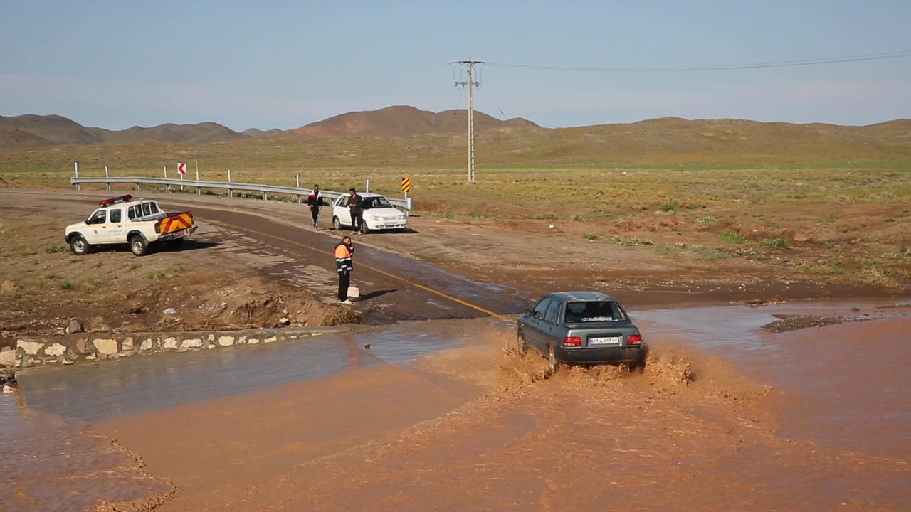 Video thumbnail for Iran: Flooding Disrupts Neyshabur Kashmar Road 7.