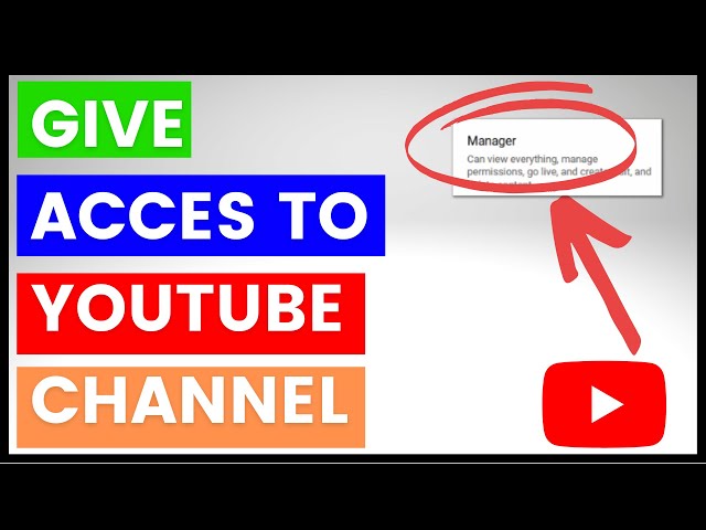 Video thumbnail for How To Give Access To A YouTube Channel? [in 2025]