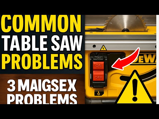 Video thumbnail for Common Dewalt Table Saw Problems and How to Fix Them