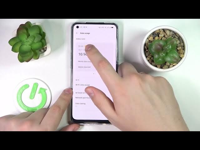 Video thumbnail for OPPO Reno 5Z  - How To Check Data Usage