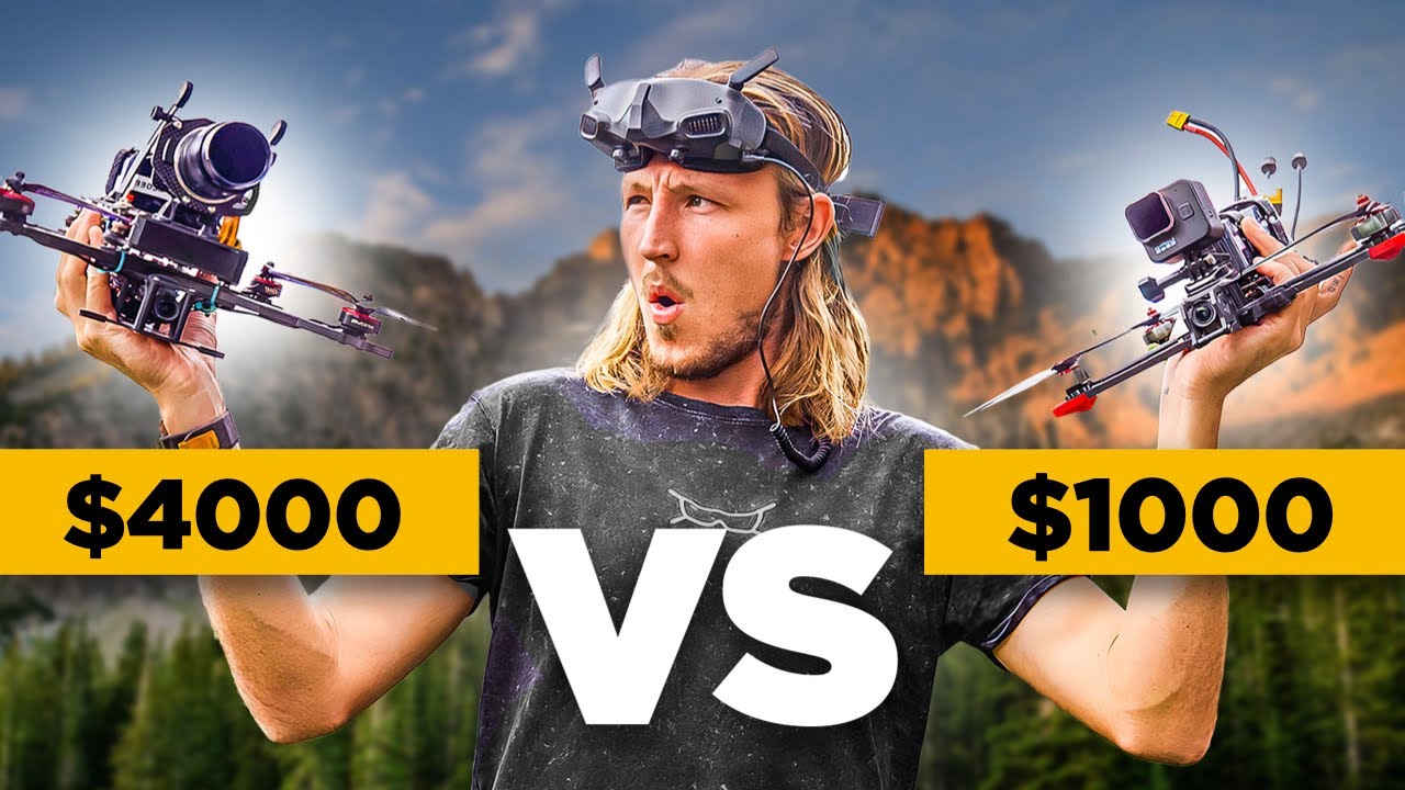 Video thumbnail for $4000 FPV Drone vs $1000 FPV Drone | Can You Tell The Difference?