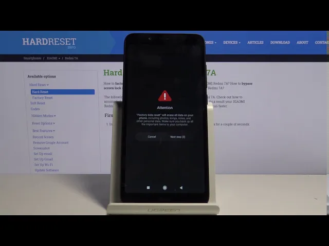 Video thumbnail for Factory Reset XIAOMI Redmi 7A - Hard Reset