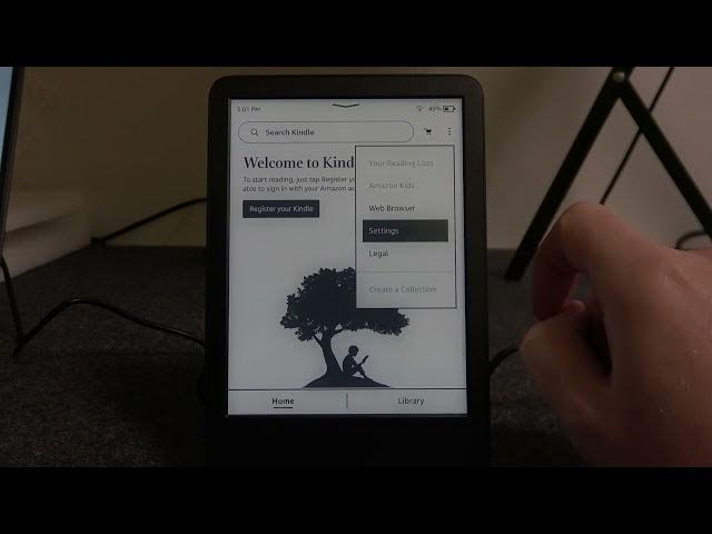Video thumbnail for How to Change System Language on AMAZON Kindle Touch 11 | Language Customization Guide