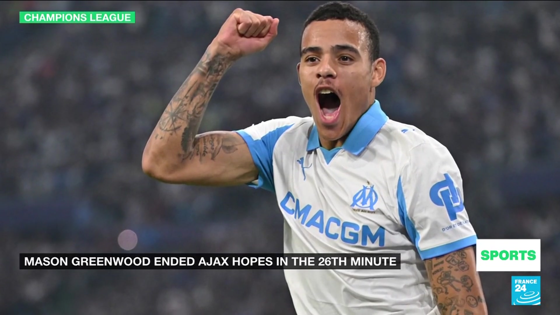'Video thumbnail for Football: Olympique Marseille roundly defeated Ajax Amsterdam (4-0)'