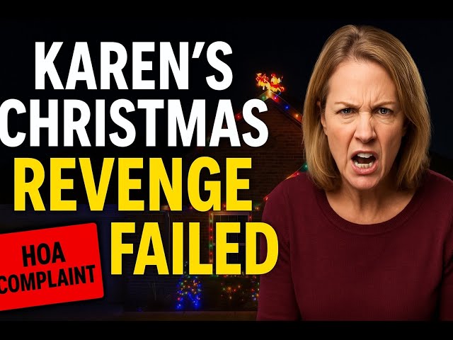 Video thumbnail for Karen’s HOA Christmas Meltdown 💥 | I Took Down My Lights & Ruined Her Plans!