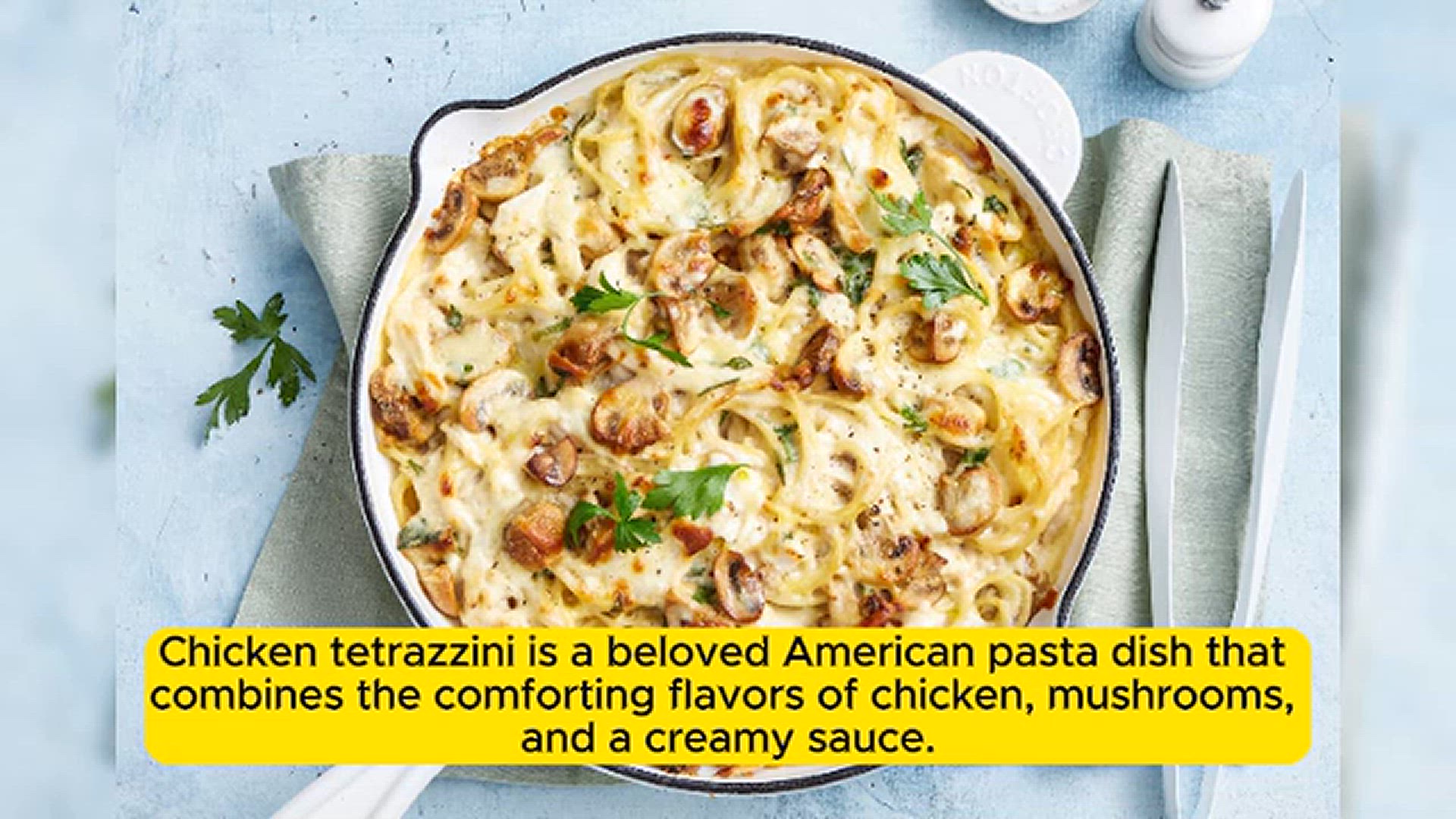 Video thumbnail for Chicken Tetrazzini