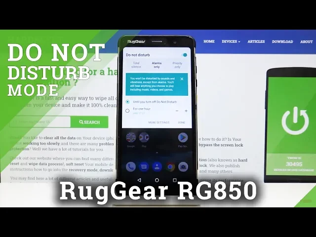 Video thumbnail for How to Activate Do Not Disturb Mode in RugGear RG850 – Silent Mode