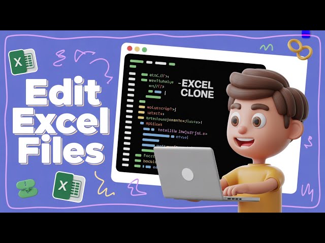 Video thumbnail for Build a Microsoft Excel Clone Editor to View & Edit Excel Files in Browser Using HTML & JavaScript