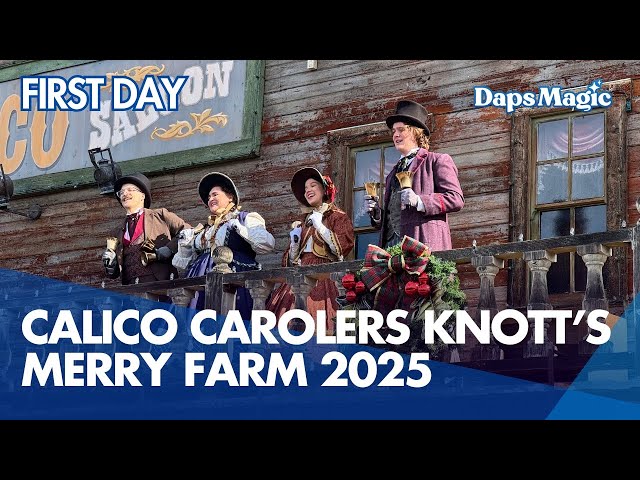 Video thumbnail for Calico Carolers First Day | Knott's Merry Farm 2025 4K