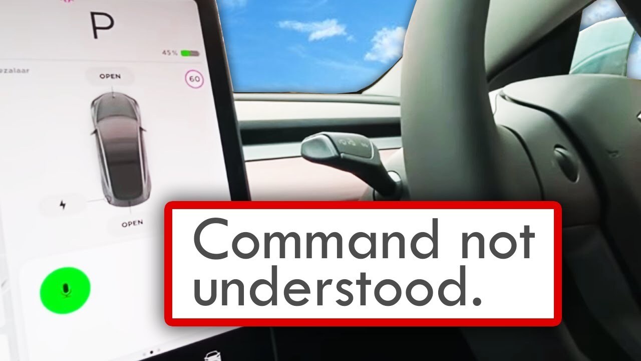 Video thumbnail for Tesla's NEW Voice Commands don't work! (Tesla Model 3 UK)