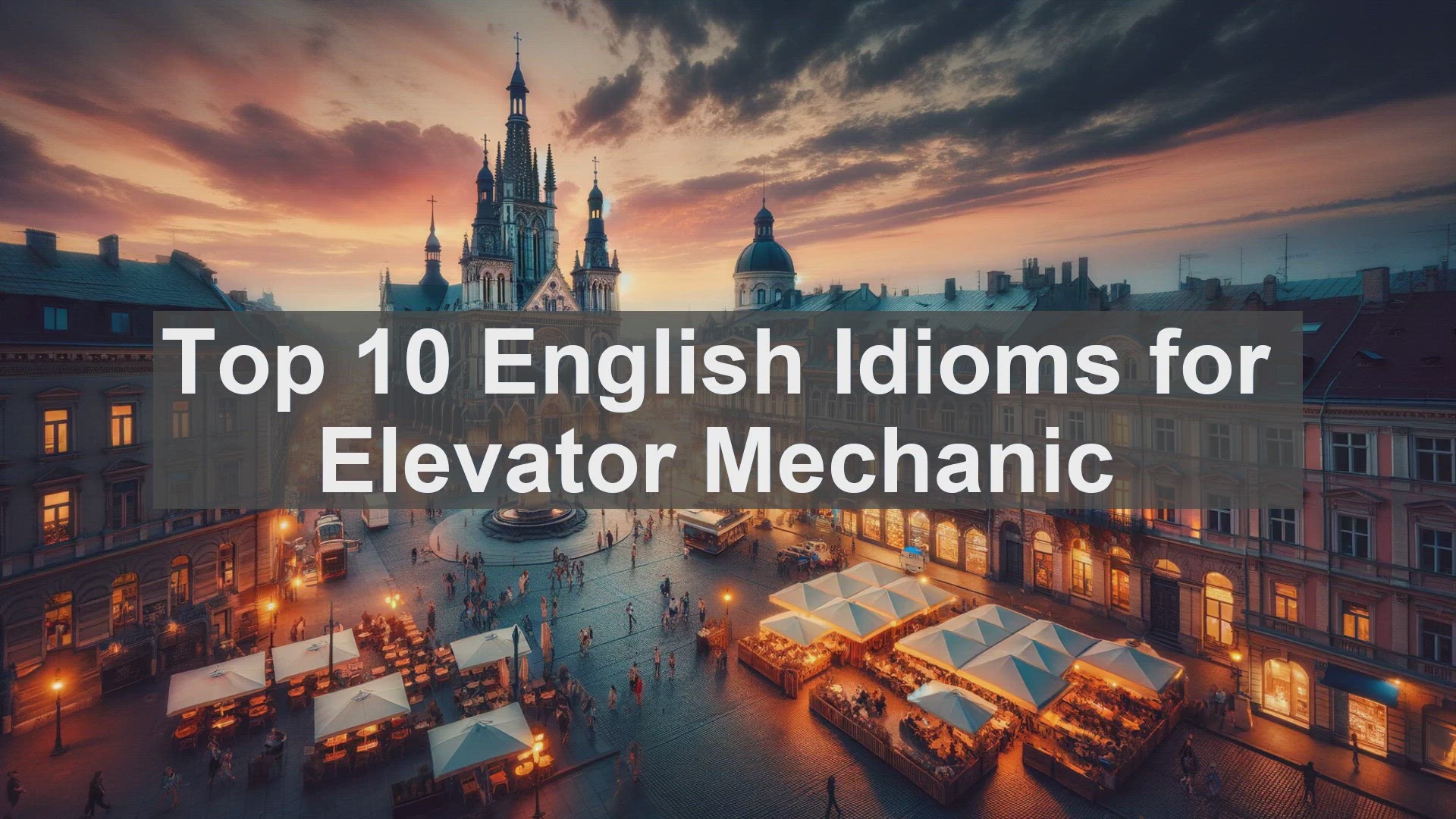 'Video thumbnail for Top 10 English Idioms for Elevator Mechanic'