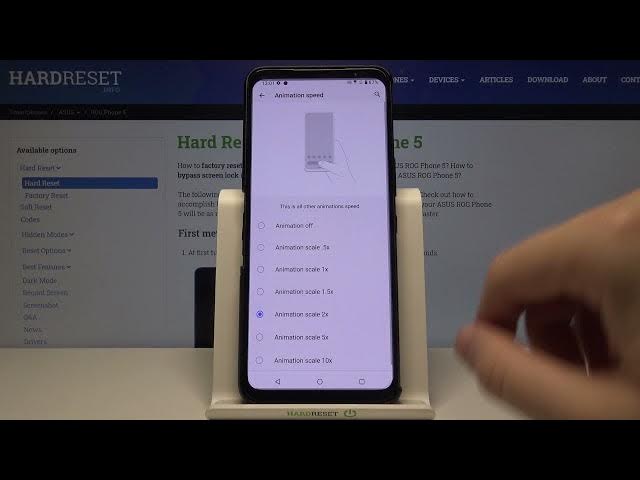 Video thumbnail for How to Change Animation Speed on ASUS ROG Phone 5 – Adjust Animation Speed