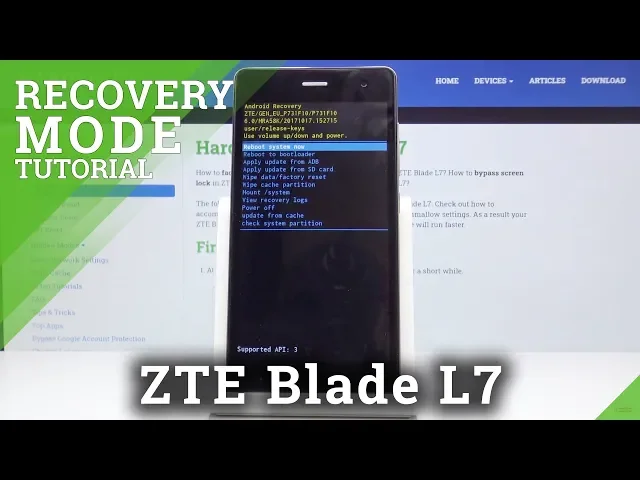 Video thumbnail for Recovery Mode in ZTE Blade L7– How to Use & Close Recovery