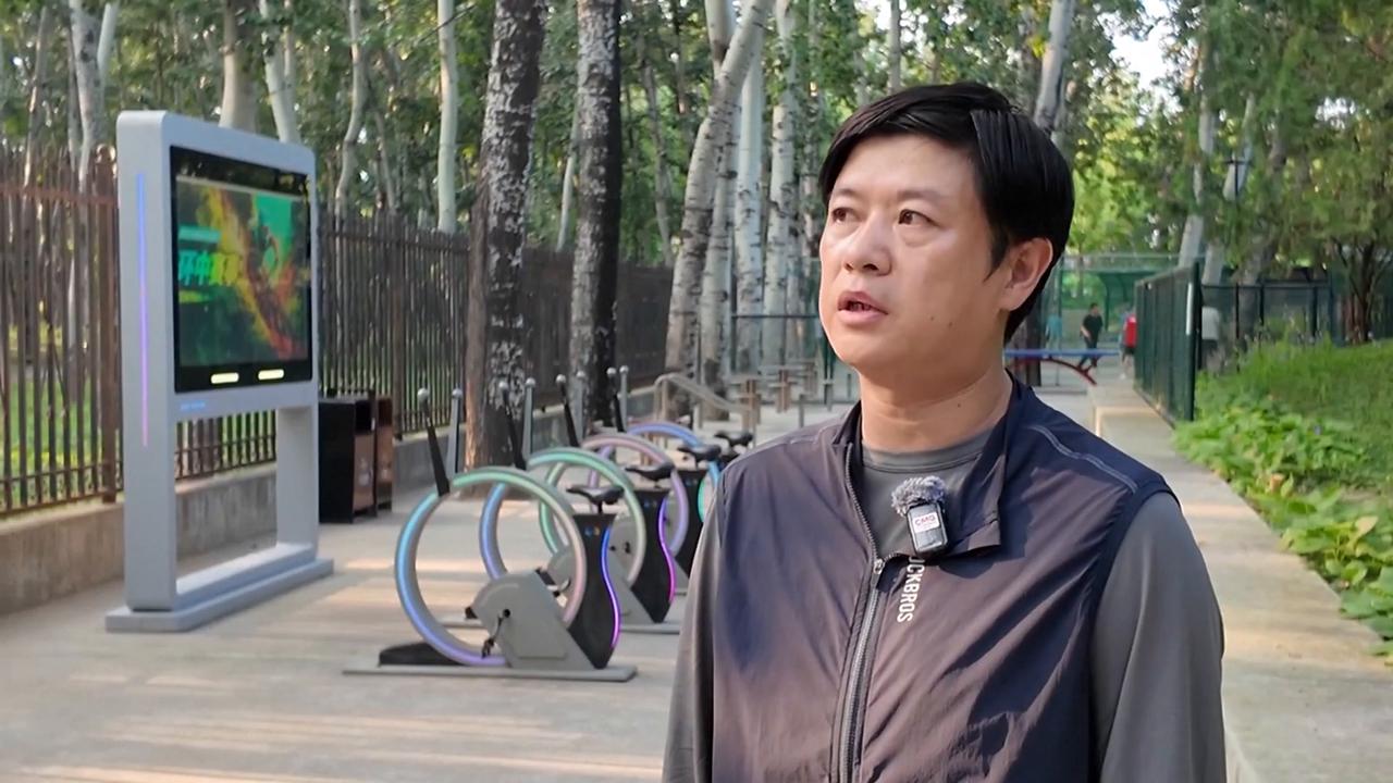 Video thumbnail for China: Beijing expands fitness options with smart sports parks.