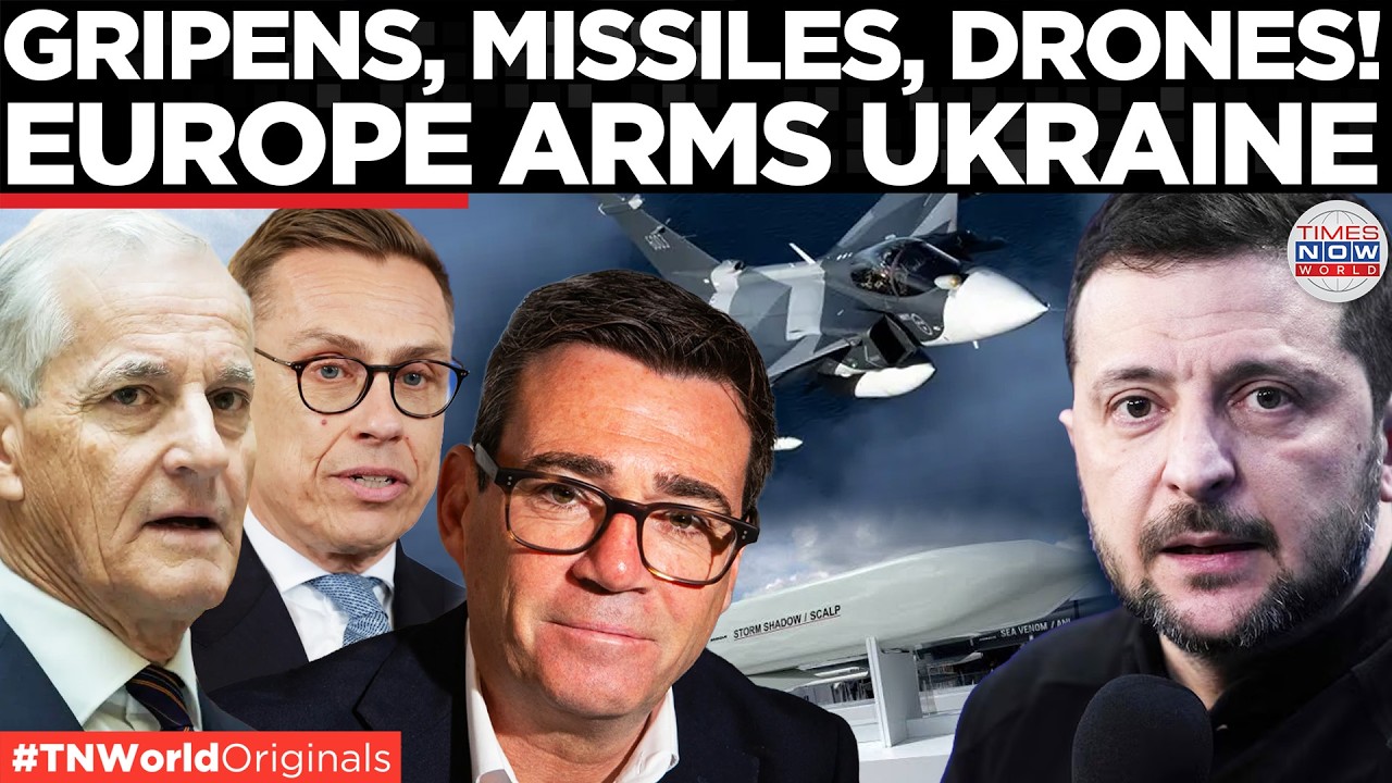 Video thumbnail for BREAKING: Ukraine Gets Gripen Jets, SCALP Tech & Drone Deal From Europe | Times Now World