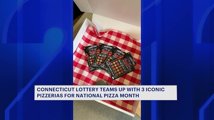 Video thumbnail for CT Lottery teams up with 3 iconic pizzerias for limited-run scratch game