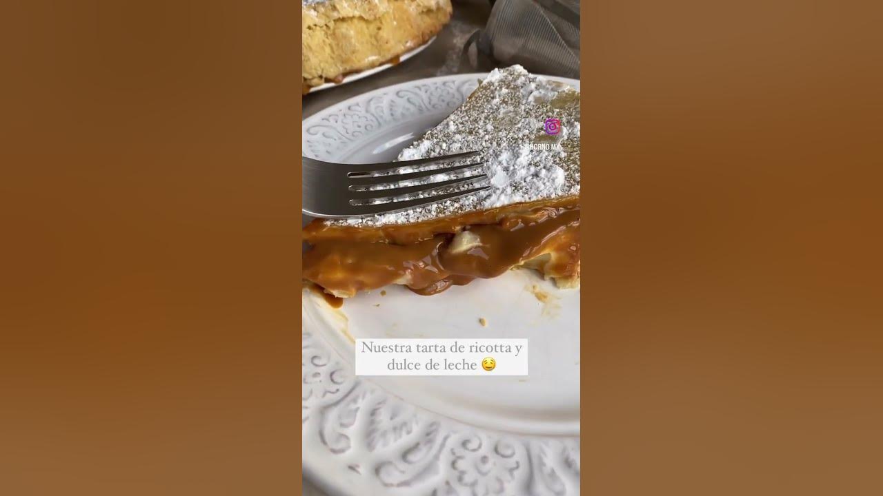 Video thumbnail for Tarta de ricotta y dulce de leche