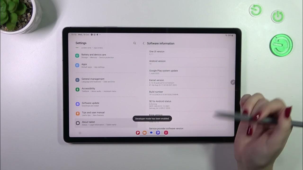 Video thumbnail for How to Enable Auto System Updates on SAMSUNG Galaxy Tab S9 FE+: Stay Ahead of the Game!