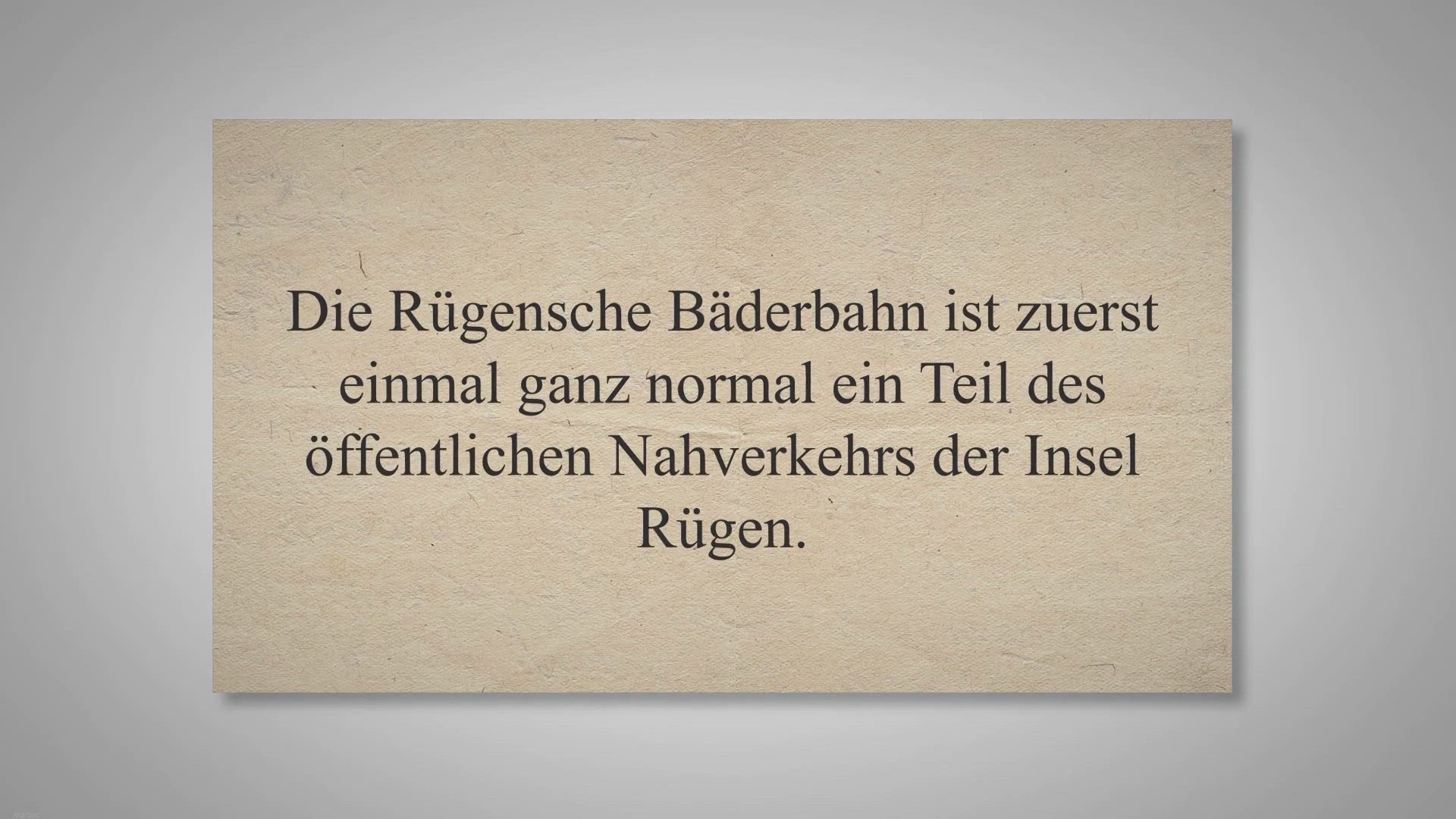 Video thumbnail for Rügensche Bäderbahn - Rasender Roland