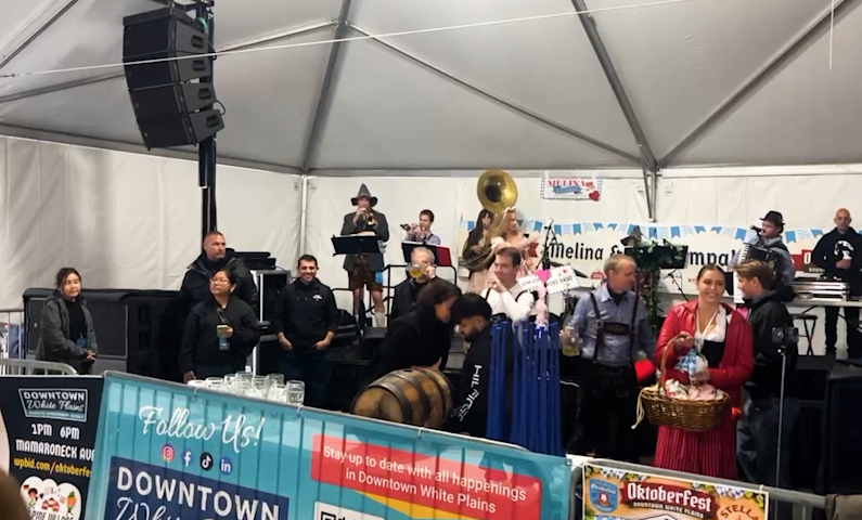 Video thumbnail for Oompah, beer and Bavarian cheer take over White Plains for Oktoberfest