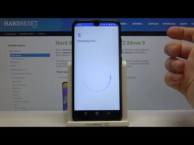 Video thumbnail for How to Enable Google Backup in KRUGER & MATZ Move 9 – Backup Account
