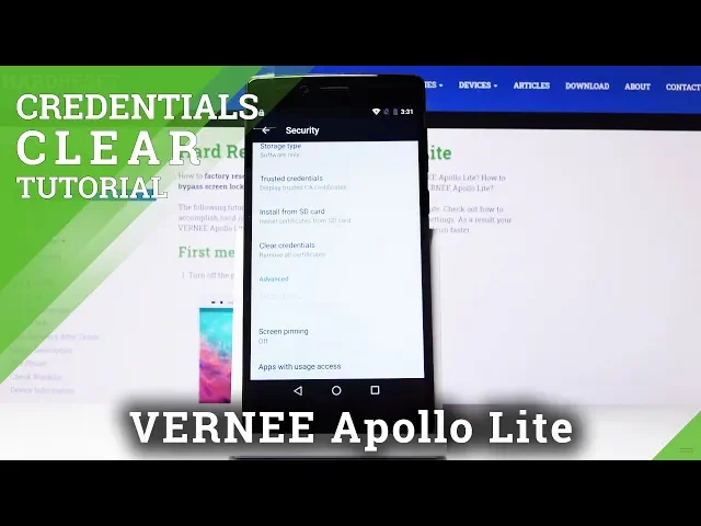 Video thumbnail for How to Clear Credentials in VERNEE Apollo Lite – Erase DRM