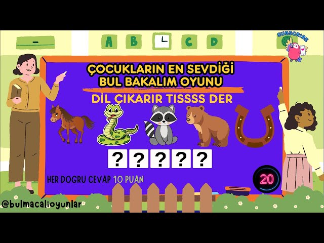 Video thumbnail for En Sevilen Bul Bakalım Oyunu - BULMACALI OYUNLAR #bulbakalım #oyunlar #bulmacalar