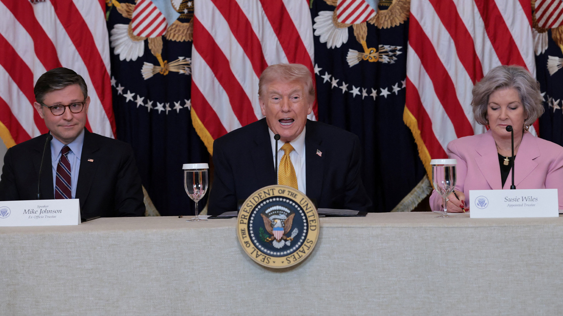 Video thumbnail for Who is answering Trump’s call for help with Strait of Hormuz?