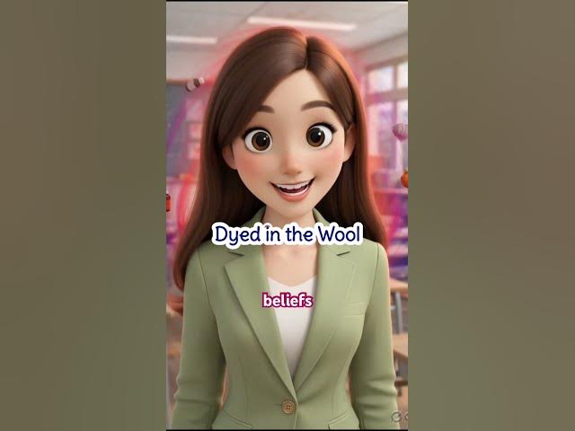 Video thumbnail for Dyed in the Wool: Meaning and Definition of the Idiom with Examples