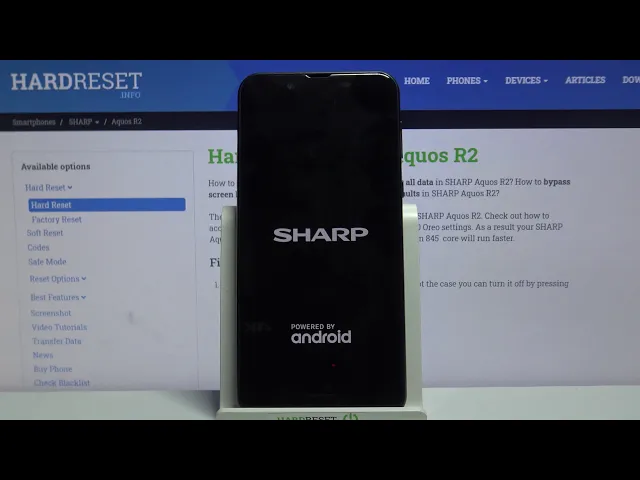 Video thumbnail for How to Factory Reset Sharp Aquos R2 – Hard Reset by Settings