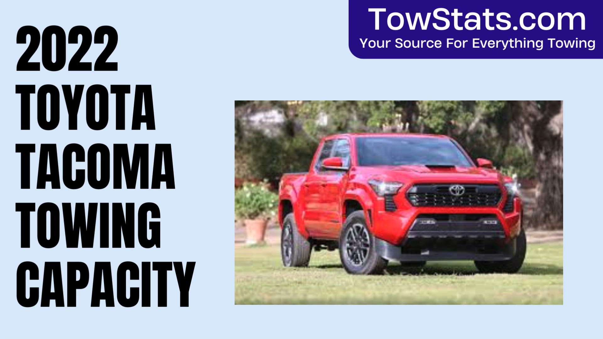 Video thumbnail for 2022 Toyota Tacoma Towing Capacity