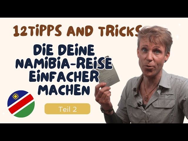 Video thumbnail for 👍12 Dinge, die deine Selbstfahrer-Safari einfacher machen - Infos für Namibia, Botswana (Teil 2) 🇳🇦
