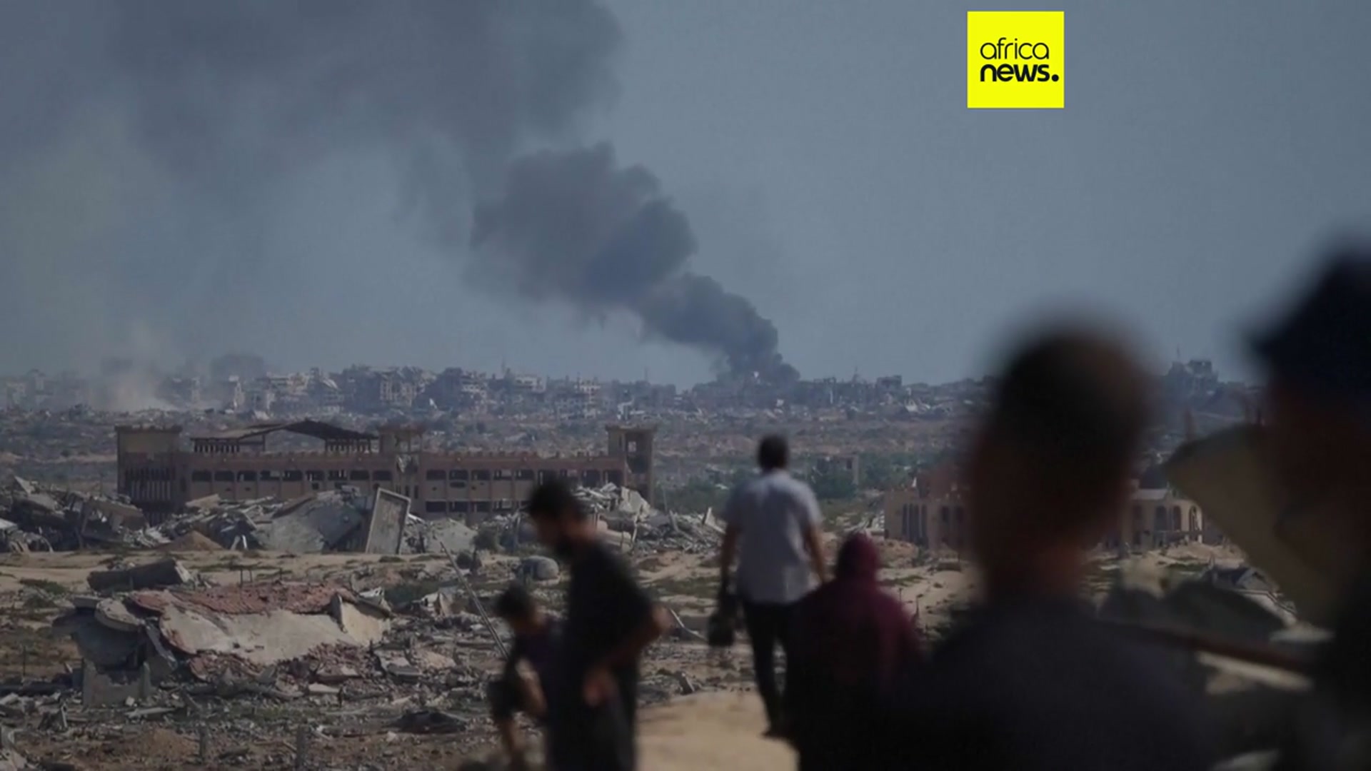 'Video thumbnail for Israel orders halt to gaza city offensive while strikes persist'