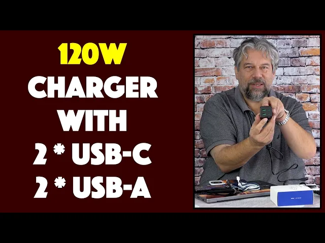 Video thumbnail for Kovol Sprint 120W 4-Port USB-C/USB-A Charger -- REVIEW