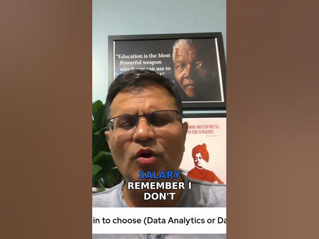 'Video thumbnail for Why Data Science Pays More Than Data Analytics'