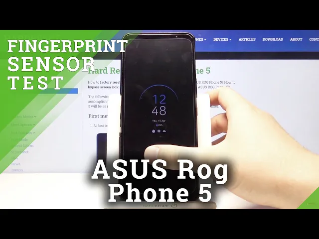 Video thumbnail for ASUS ROG Phone 5’s Fingerprint Sensor Test – How Well Does It Work?