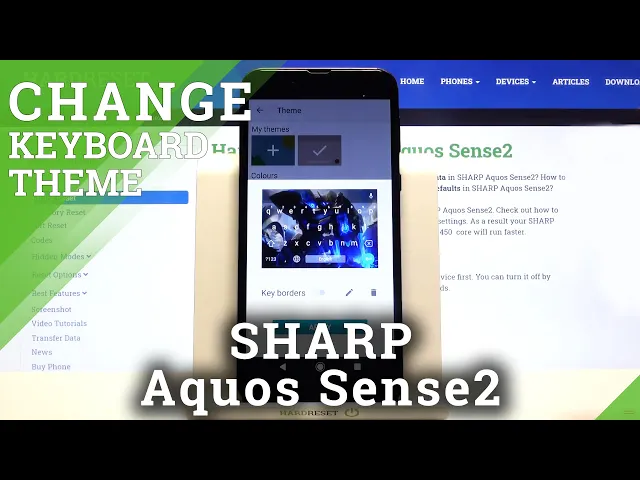Video thumbnail for How to Customize Keyboard Theme in SHARP Aquos Sense2 – Set Photo As Keyboard Background
