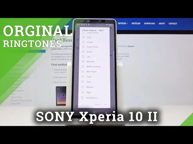 Video thumbnail for Sony Xperia 10 II Ringtone List