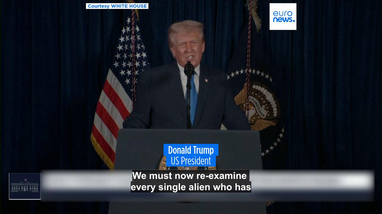 Video thumbnail for Two US National Guard troops shot in an ambush attack just blocks from the White House